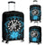 Cook Islands Luggage Covers - Turquoise Hibiscus Turquoise - Polynesian Pride