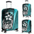 Samoa Polynesian Luggage Covers Turquoise - Turtle With Hook Turquoise - Polynesian Pride