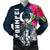 Pohnpei Men's Bomber Jacket - Pohnpei Summer Vibes Blue - Polynesian Pride