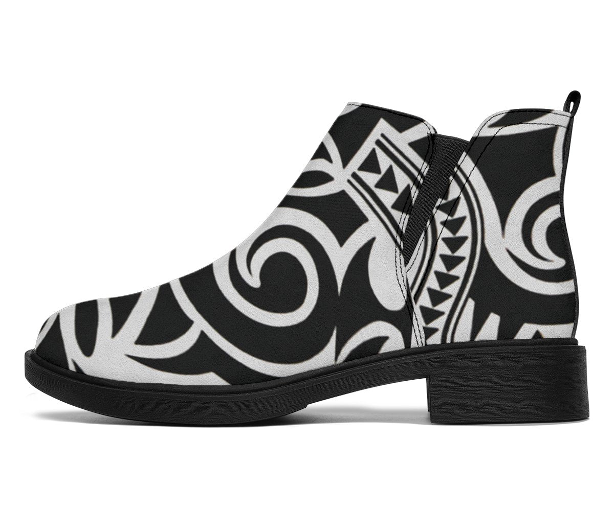 Polynesian Fashion Boots 44 Women Black - Polynesian Pride