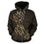 Tahiti Polynesian Family Turtles Zip up Hoodie Gold - Polynesian Pride