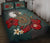 Nauru Quilt Bed Set - Blue Turtle Tribal No - Polynesian Pride