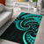 New Zealand Maori Mangopare Area Rug Polynesian - Turquoise Turquoise - Polynesian Pride