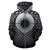 Marshall Islands All Over Zip up Hoodie Lift up Black - Polynesian Pride