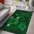 Hawaii Turtle Map Hibiscus Plumeria - Green Green - Polynesian Pride