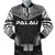 Palau Polynesian Chief Men's Bomber Jacket - Black Version Black - Polynesian Pride