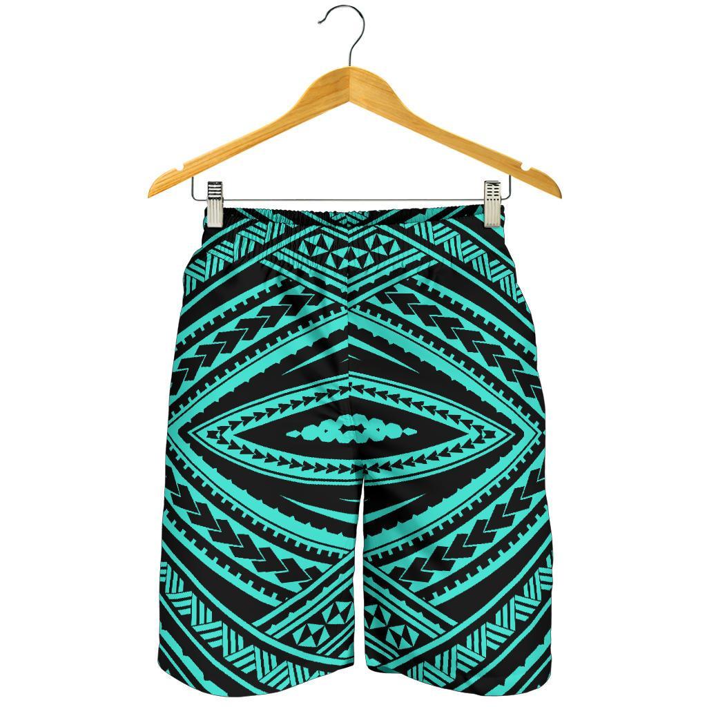 Polynesian Tatau Turquoise Men's Short - Polynesian Pride