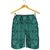 Polynesian Lauhala Mix Turquoise Men's Short - Polynesian Pride