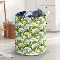 Tropical Strelitzia Black Hawaii Laundry Basket Laundry Basket One Size Black - Polynesian Pride