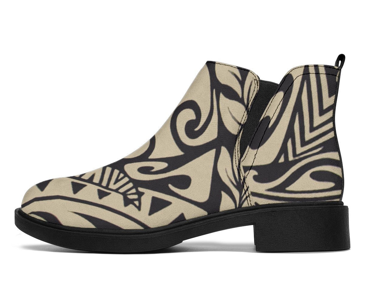 Polynesian Fashion Boots 38 Women Black - Polynesian Pride