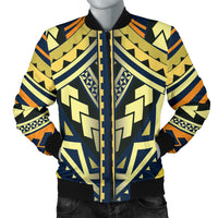Polynesian Tattoo Men's Bomber Jacket Black - Polynesian Pride