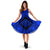 Polynesian Midi Dress - Polynesian Style 04 Women Black And Blue - Polynesian Pride