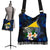 Tokelau Polynesian Boho Handbag - Turtle With Plumeria Flowers One Style One Size Blue - Polynesian Pride