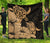 Hawaii Turtle Premium Quilt Polynesian Hibiscus Art Gold AH Gold - Polynesian Pride