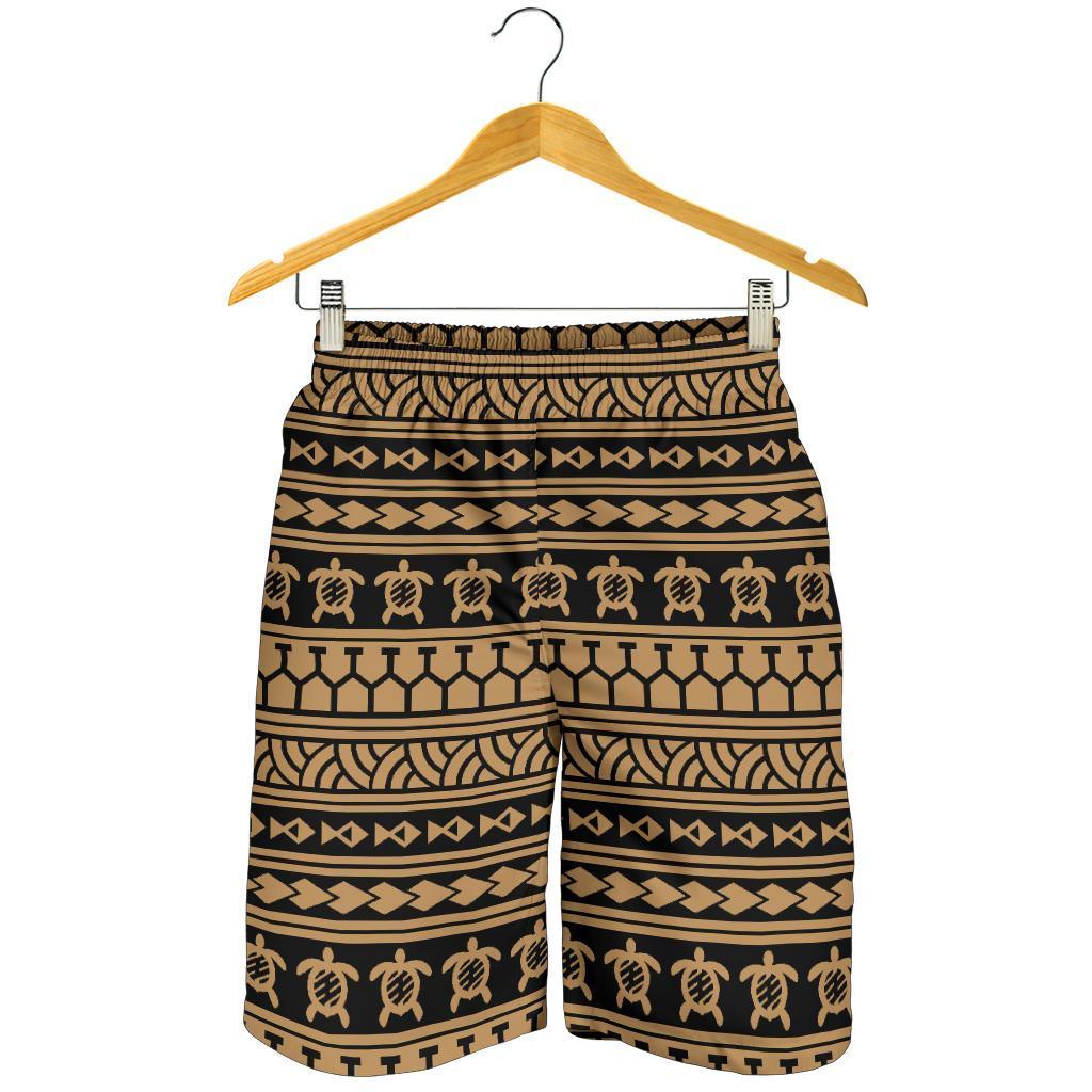 Polynesian Tattoo Tribal Gold Men's Short - Polynesian Pride