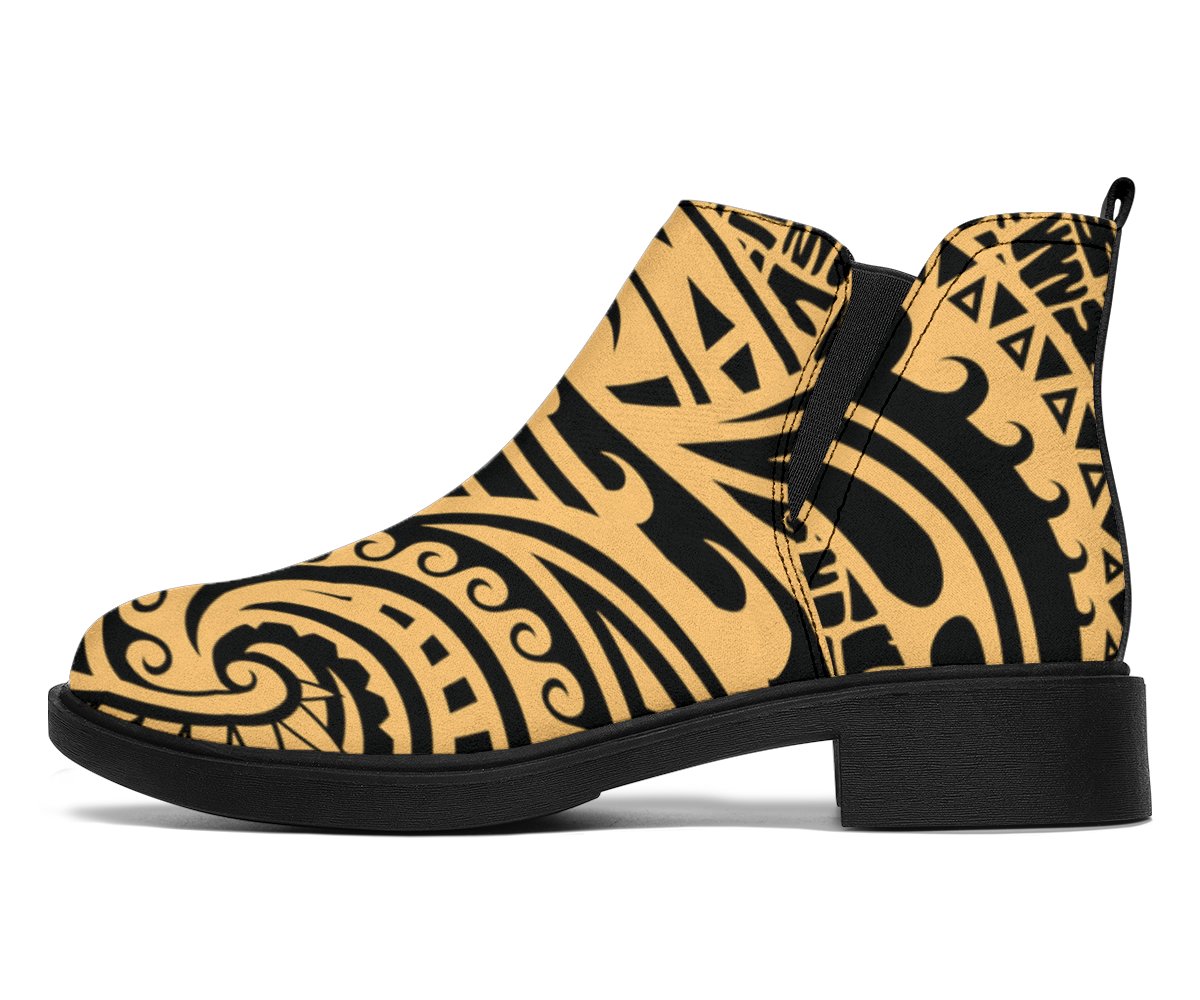 Polynesian Fashion Boots 07 Women Black - Polynesian Pride