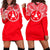 Austral Islands Women Hoodie Dress - Austral Islands Coat Of Arms Polynesian Flag Color Red - Polynesian Pride
