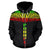 Pohnpei All Over Zip up Hoodie Reggae Neck Style - Polynesian Pride