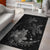 Hawaii Polynesian Turtle Plumeria Rug - Pog Style Gray Gray - Polynesian Pride
