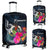 Vanuatu Polynesian Luggage Covers - Tropical Flower Blue - Polynesian Pride