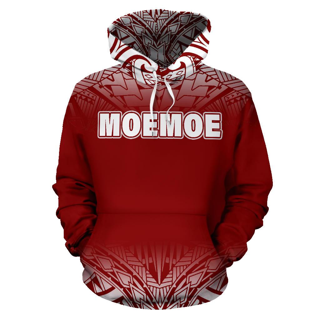 MOEMOE All Over Hoodie PP1387 Unisex Red - Polynesian Pride