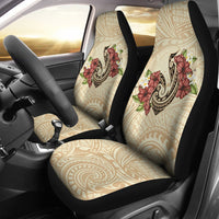 Hawaii Fish Hook Hibiscus Plumeria Polynesian Car Seat Covers - Polynesian Pride
