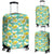 Tropical Plumeria Blue Luggage Cover White - Polynesian Pride