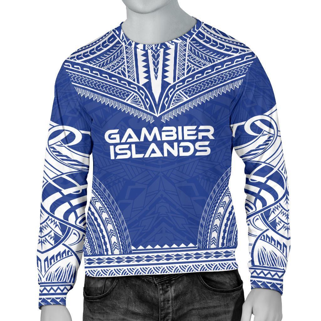 Gambier Islands Sweater - Polynesian Chief Flag Version Unisex White - Polynesian Pride