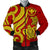 Polynesian Hawaii (Kanaka Maoli) Men Bomber Jacket - Red Tentacle Turtle - Polynesian Pride