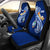 Guam Car Seat Covers - Guam Seal Polynesian Patterns Plumeria (Blue) Universal Fit Blue - Polynesian Pride