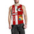 Tonga Rugby Men Tank Top Mate Ma'a Red - Polynesian Pride
