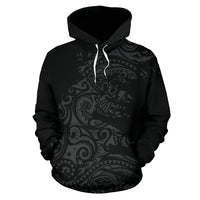 Hoodie Polynesian Tattoo Grey - Polynesian Pride