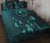 Chuuk Polynesian Quilt Bed Set Dreamcatcher Blue Blue - Polynesian Pride