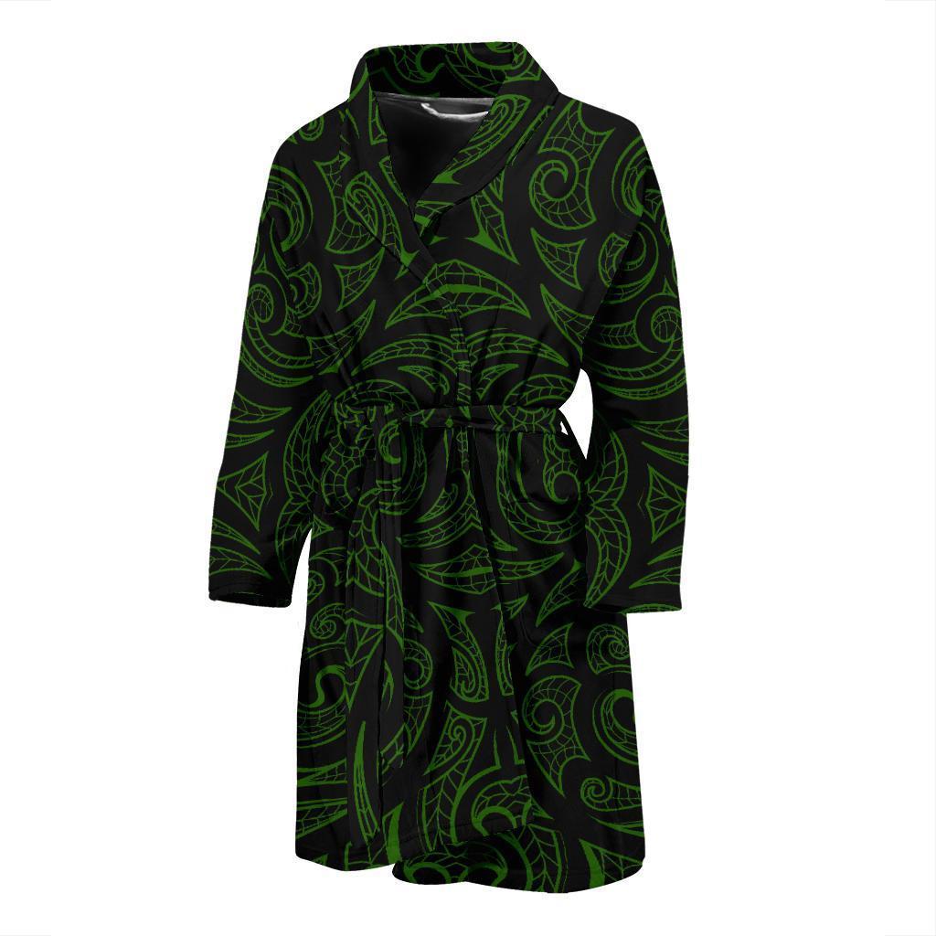 Maori Koru Men's Bath Robe - Polynesian Pride
