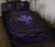 Kanaka Quilt Bed Set - Purple - Frida Style - Polynesian Pride