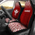 Hawaii Car Seat Covers - Hawaii Kanaka Maoli Polynesian Tattoo Fog Red Universal Fit Red - Polynesian Pride