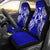 Tonga Car Seat Cover - Tonga Coat Of Arms Map Blue Universal Fit Blue - Polynesian Pride