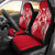 Tonga Car Seat Cover - Tonga Coat Of Arms Map Red White Universal Fit Red - Polynesian Pride