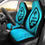 Guam Car Seat Covers - Guam Coat Of Arms Turquoise (Set of 2) - A0 - Polynesian Pride