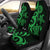 American Samoa Car Seat Covers - Green Tentacle Turtle Universal Fit Green - Polynesian Pride