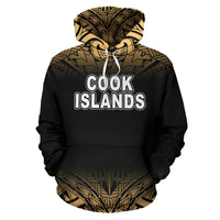 Cook Islands Polynesian Hoodie Fog Gold - Polynesian Pride