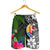 Tahiti Men Shorts - Turtle Plumeria Banana Leaf - Polynesian Pride