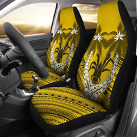 Niue Car Seat Covers - Coconut Crab & Coconut Tree - A02 - Polynesian Pride
