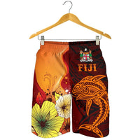 Fiji Men's Shorts - Tribal Tuna Fish - Polynesian Pride