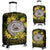 American samoa Luggage Covers Ylang Ylang Flowers Black - Polynesian Pride