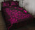 Rays Hawaii Map Polynesian Quilt Bed Set - Pink - Polynesian Pride