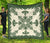 Hawaiian Pineapple Pattern Premium Quilt - Green - Argu Style Green - Polynesian Pride