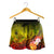 custom-personalised-chuuk-womens-shorts-humpback-whale-with-tropical-flowers-yellow