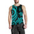 Guam Men's Tank Top - Turquoise Tentacle Turtle - Polynesian Pride