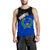 Pohnpei Men's Tank Top Coat Of Arms Wave Style Th95 - Polynesian Pride